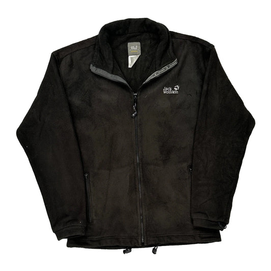 Jack Wolfskin Fleece Jacket - Medium Black Polyester