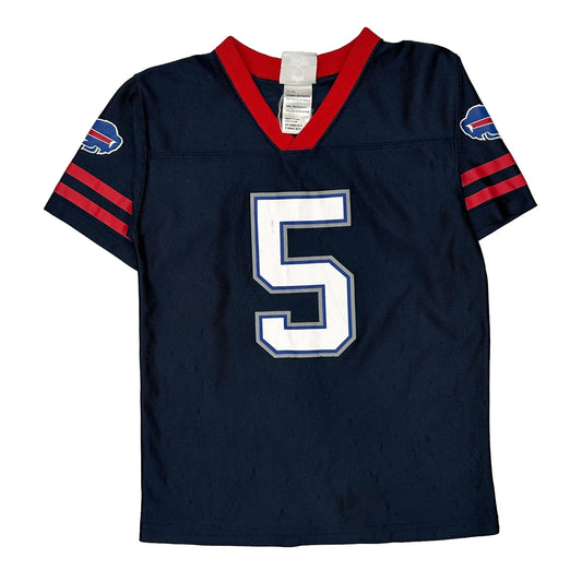 Age 6-7 Buffalo Bills N.F.L. Team Apparel Football Jersey - Small Navy Polyester