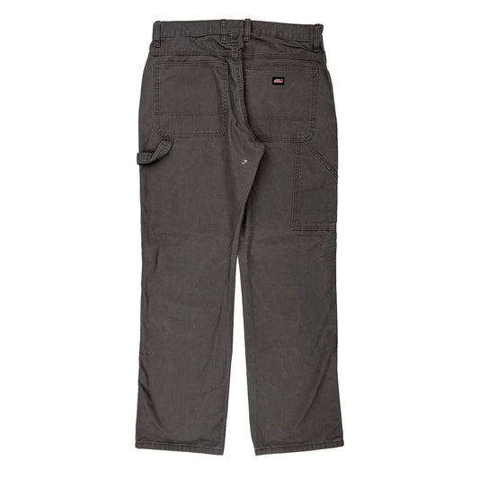 Dickies Carpenter Trousers - 32W 32L Grey Cotton