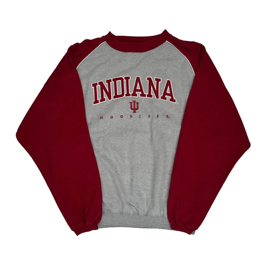 Indiana Hoosiers Cadre College Sweatshirt - XL Grey Polyester Blend