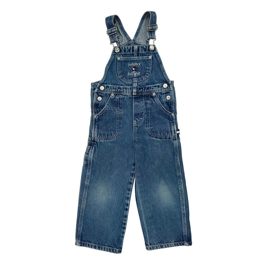Age 4 Tommy Hilfiger Dungarees - 2XS Blue Cotton