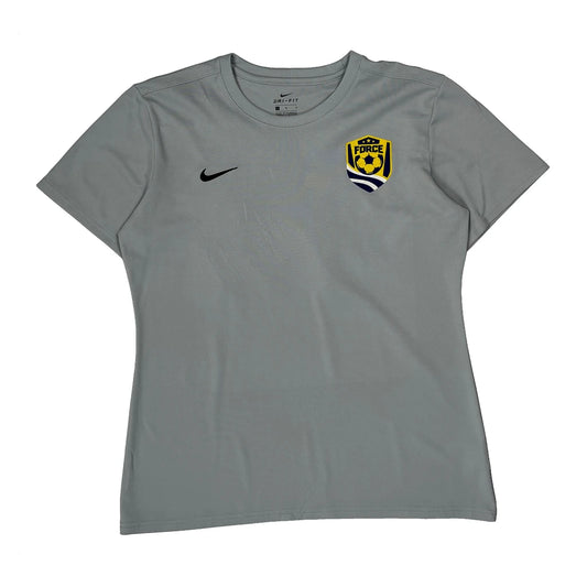 Vintage Force Nike Football Jersey - Large Grey Polyester