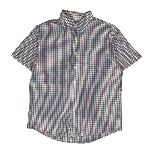 Polo By Ralph Lauren Checked Short Sleeve Shirt - Large Multicoloured Cotton
