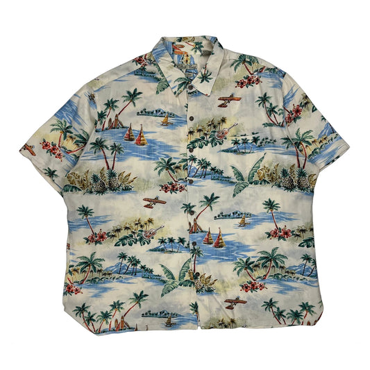 Batik Bay Hawaiian Shirt - 2XL Multicoloured Viscose