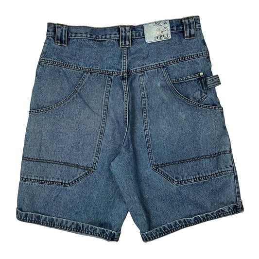 Vintage Unbranded Denim Shorts - 32W 11L Blue Denim