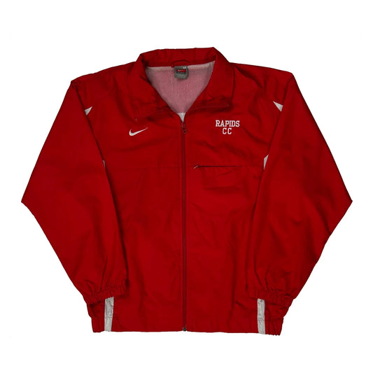Rapids Cc Nike Striped Track Jacket - Medium Red Polyester