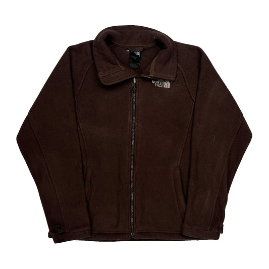 Vintage The North Face Fleece Jacket - Medium Brown Polyester
