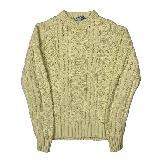 Vintage Unbranded Jumper - Large Cream Acrylic