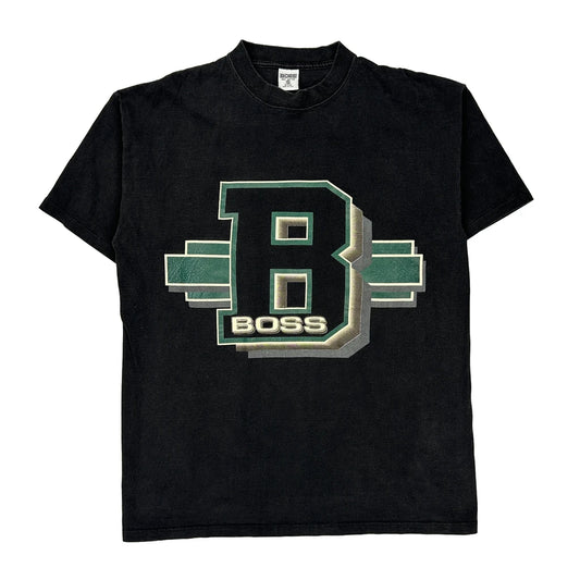Boss Single Stitch T-Shirt - XL Black Cotton