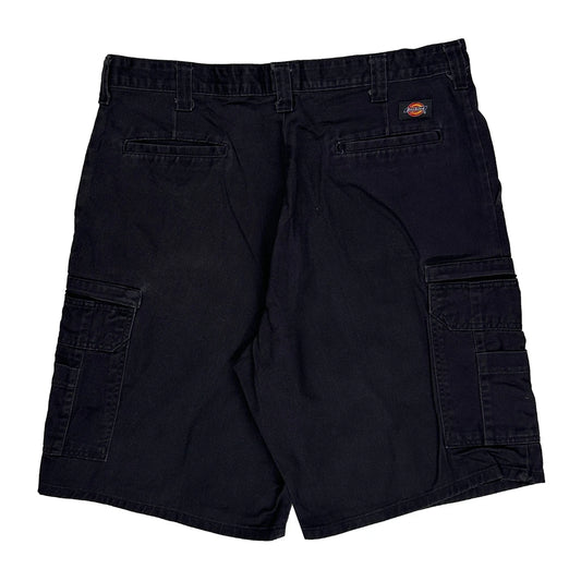 Dickies Cargo Shorts - 34W 9L Black Cotton