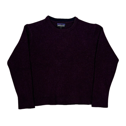 Patagonia Jumper - XL Purple Wool