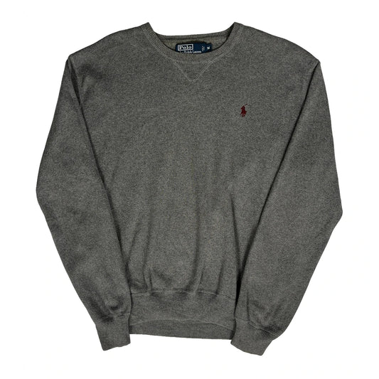 Polo By Ralph Lauren Jumper - Medium Grey Cotton