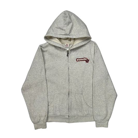 Age 13-14 Minnie Mouse Disney Cartoon Hoodie - XL Grey Cotton Blend