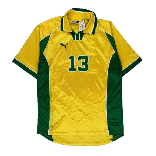 Number 13 Puma Football Shirt - XL Yellow Polyester