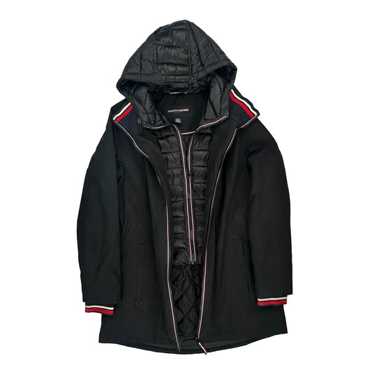 Tommy Hilfiger Parka - Small Black Polyester