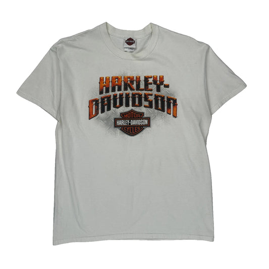 Mountainview Harley-Davidson Chilliwack, Bc Canada Harley Davidson Graphic T-Shirt - Large White Cotton