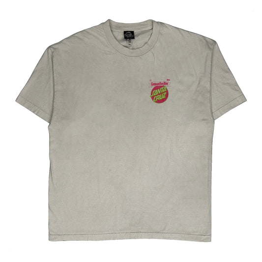 Santa Cruz Graphic T-Shirt - XL Cream Cotton
