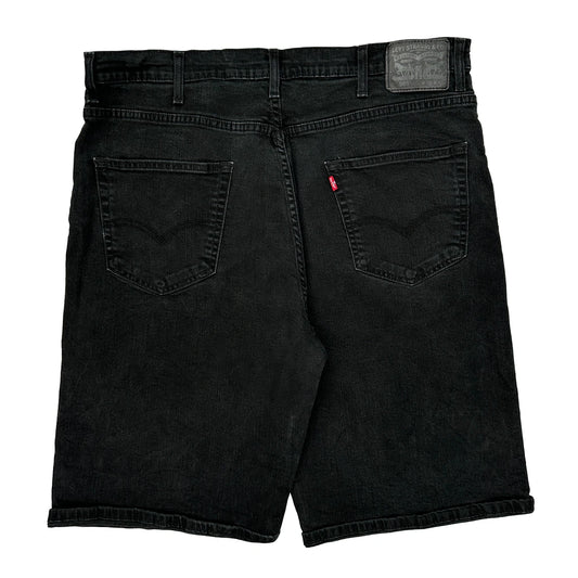 Levis Denim Shorts - 38W 11L Black Cotton