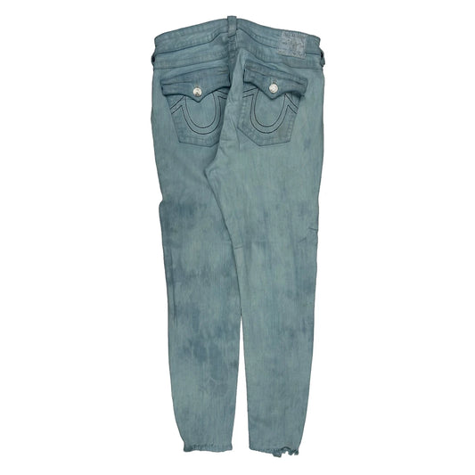 True Religion Skinny Jeans - 32W UK 10 Light Wash Cotton