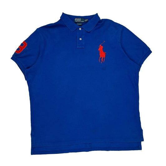 Polo By Ralph Lauren Polo Shirt - 2XL Blue Cotton