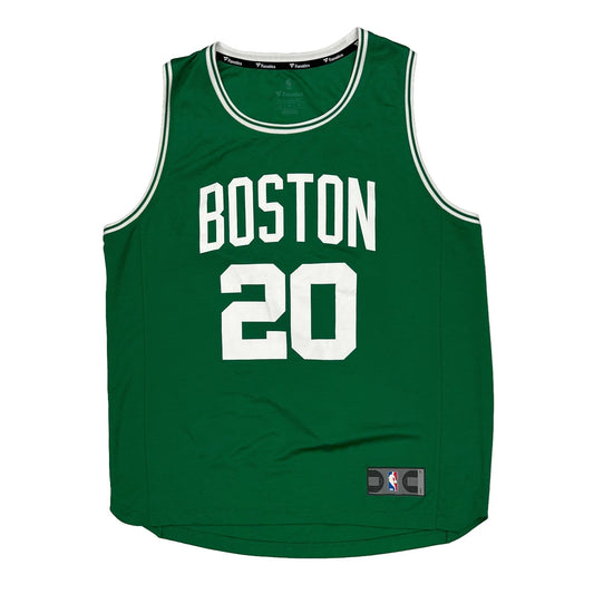 Boston Celtics Fanatics Nba Jersey - Large Green Polyester