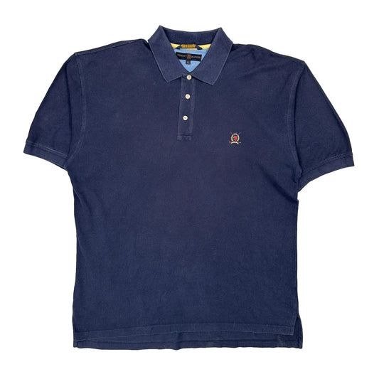 Tommy Hilfiger Polo Shirt - XL Blue Cotton