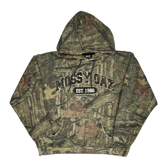 Mossy Oak Camo Hoodie - XL Camo Cotton Blend