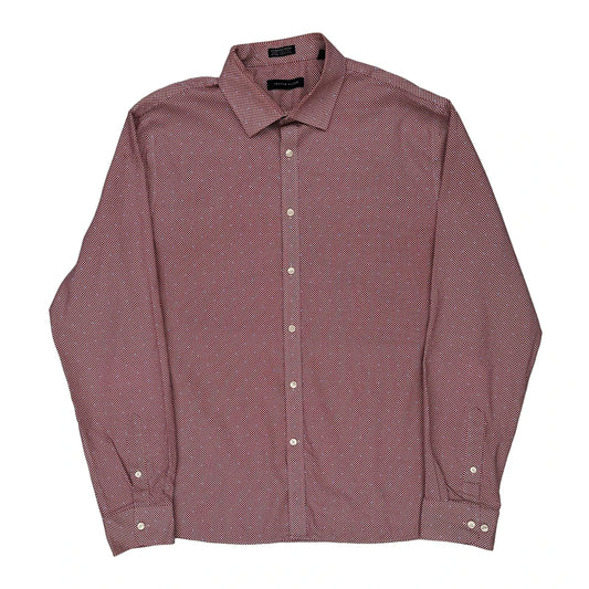 Tommy Hilfiger Slim Fit Shirt - XL Red Cotton