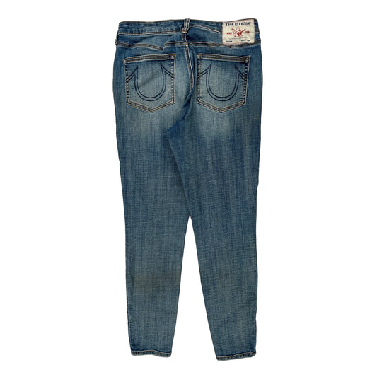 True Religion Skinny Jeans - 32W UK 14 Blue Denim