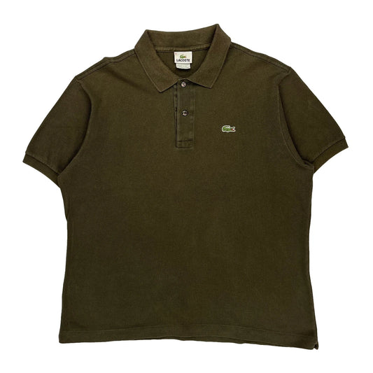 Lacoste Polo Shirt - XL Green Cotton