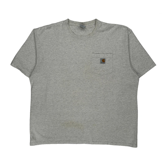 Vintage Carhartt T-Shirt - XL Grey Cotton
