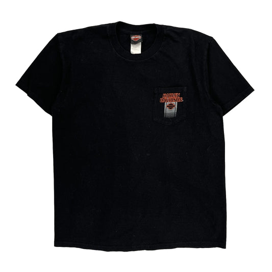 Grand Junction Harley Davidson Graphic T-Shirt - XL Black Cotton