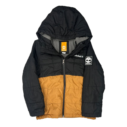 Age 8 Timberland Puffer - Medium Orange Polyester