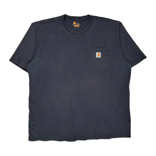 Carhartt T-Shirt - XL Blue Cotton