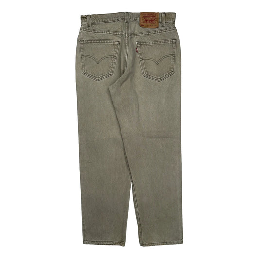 90S Levis 550 Jeans - 31W 30L Beige Cotton