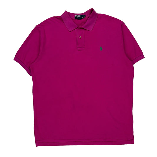 Polo By Ralph Lauren Polo Shirt - XL Pink Cotton