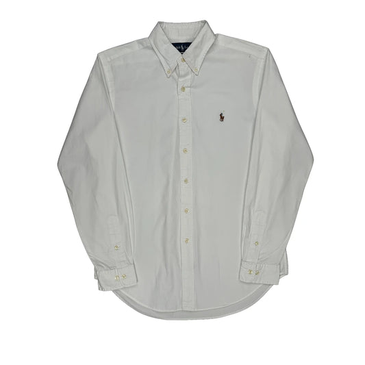 Ralph Lauren Shirt - Medium White Cotton