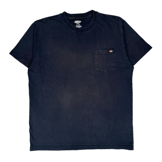 Vintage Dickies Tall T-Shirt - XL Black Cotton