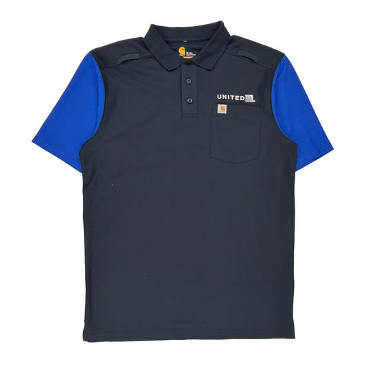 United Carhartt Polo Shirt - Medium Black Polyester