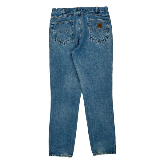 Carhartt Jeans - 32W 33L Blue Cotton