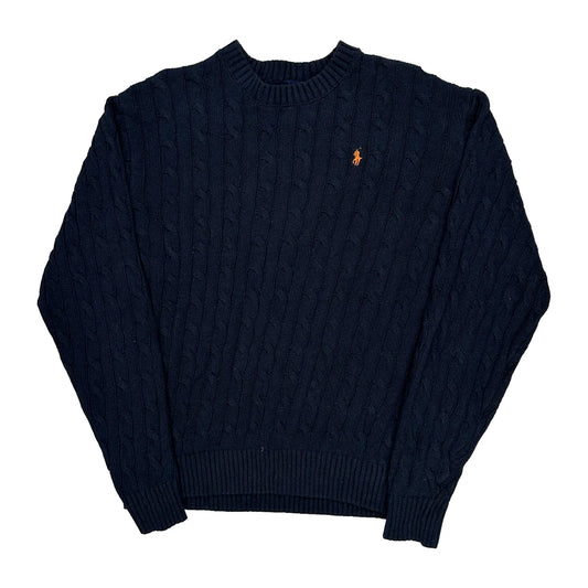 Ralph Lauren Jumper - XL Navy Wool