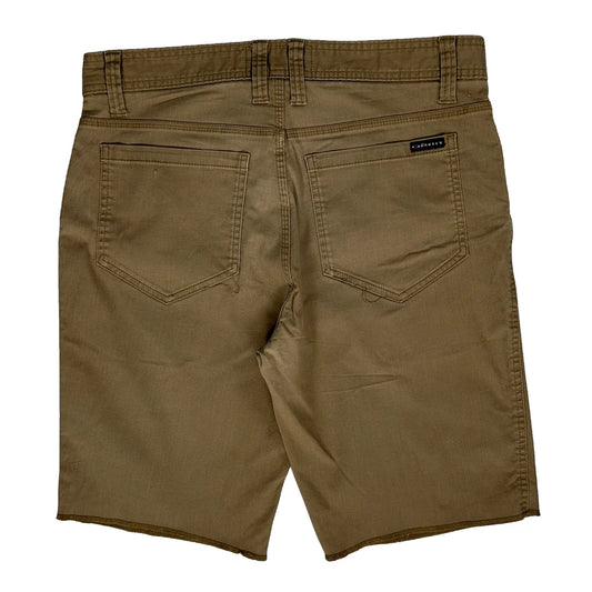 Oakley Slim Fit Chino Shorts - 32W 11L Brown Cotton