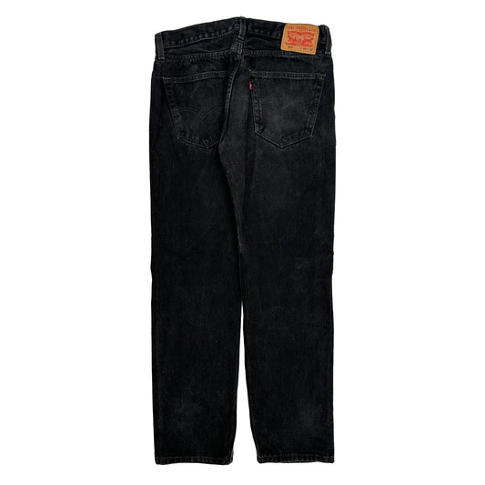 505 Levis Jeans - 33W 30L Black Cotton