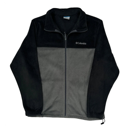 Columbia Fleece Jacket - Large Grey Polyester