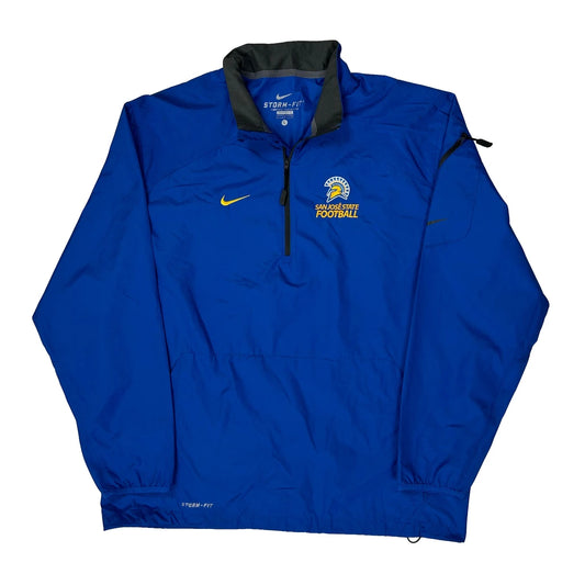 San Jose State Football Nike Waterproof Jacket - Large Blue Nylon