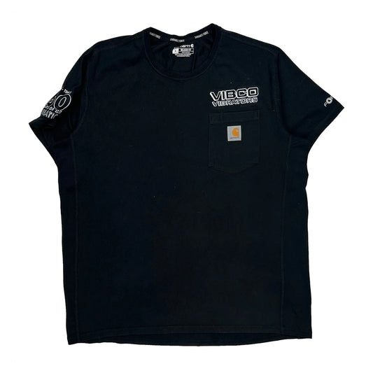 Vintage Vibco Vibrators Carhartt T-Shirt - Large Black Cotton