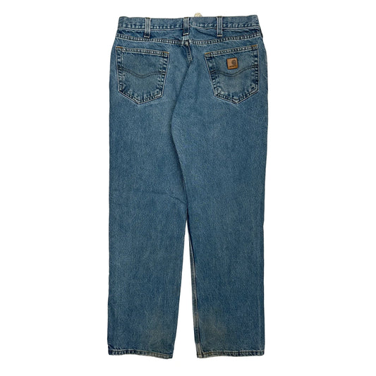 Carhartt Jeans - 35W 32L Blue Cotton