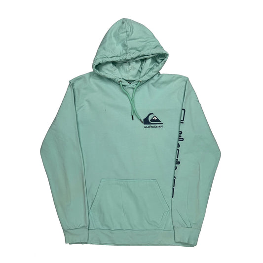 Quiksilver Spellout Hoodie - XL Green Cotton
