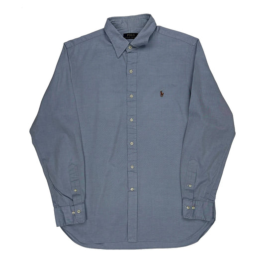 Polo By Ralph Lauren Shirt - Large Blue Cotton