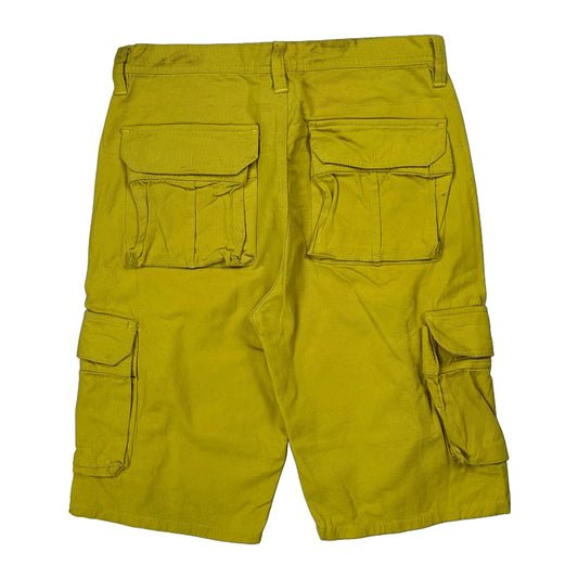 Polo By Ralph Lauren Cargo Shorts - 30W 12L Yellow Cotton